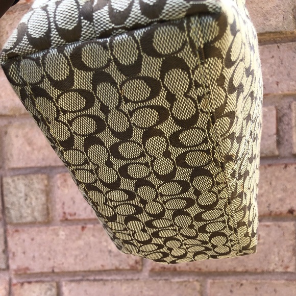 Small Brown Coach Tote - Picture 11 of 12